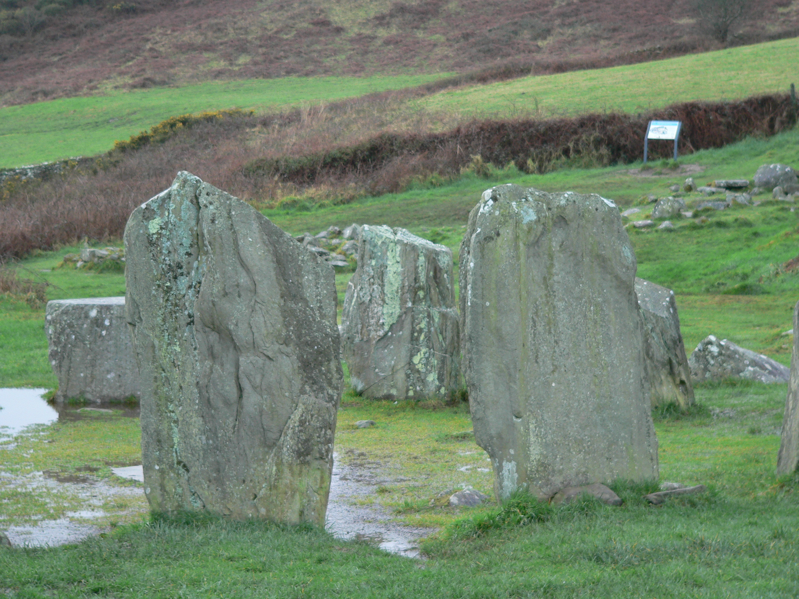 Entrance stones to Drombeg Stone Circle