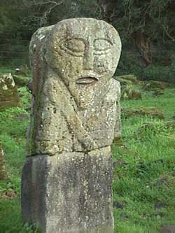 The Janus Figure in Caldragh Cemetery
