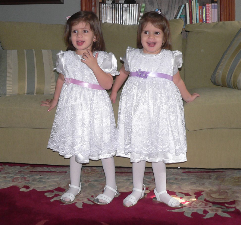 Mia and Grace Christening Mia and Grace Christening