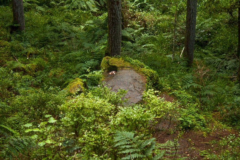 St. Patrick's Well just below the chair