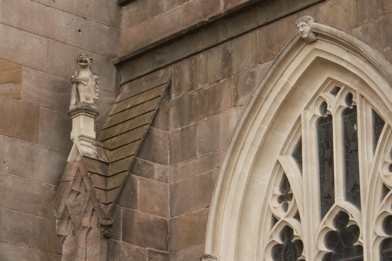 Gargoil on St. Patrick's Cathedral in Armagh