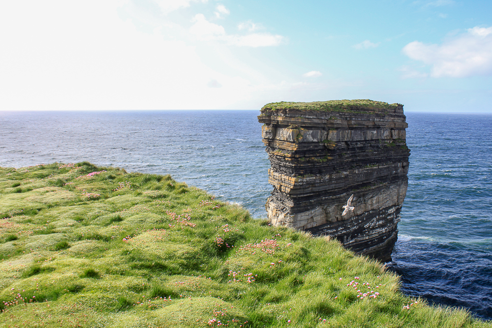 Dún Briste - the sea stack - at Downpatrick Head