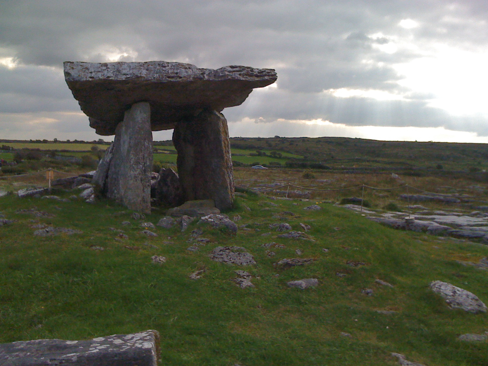 The Poulnabrone Dolmen in the Burren