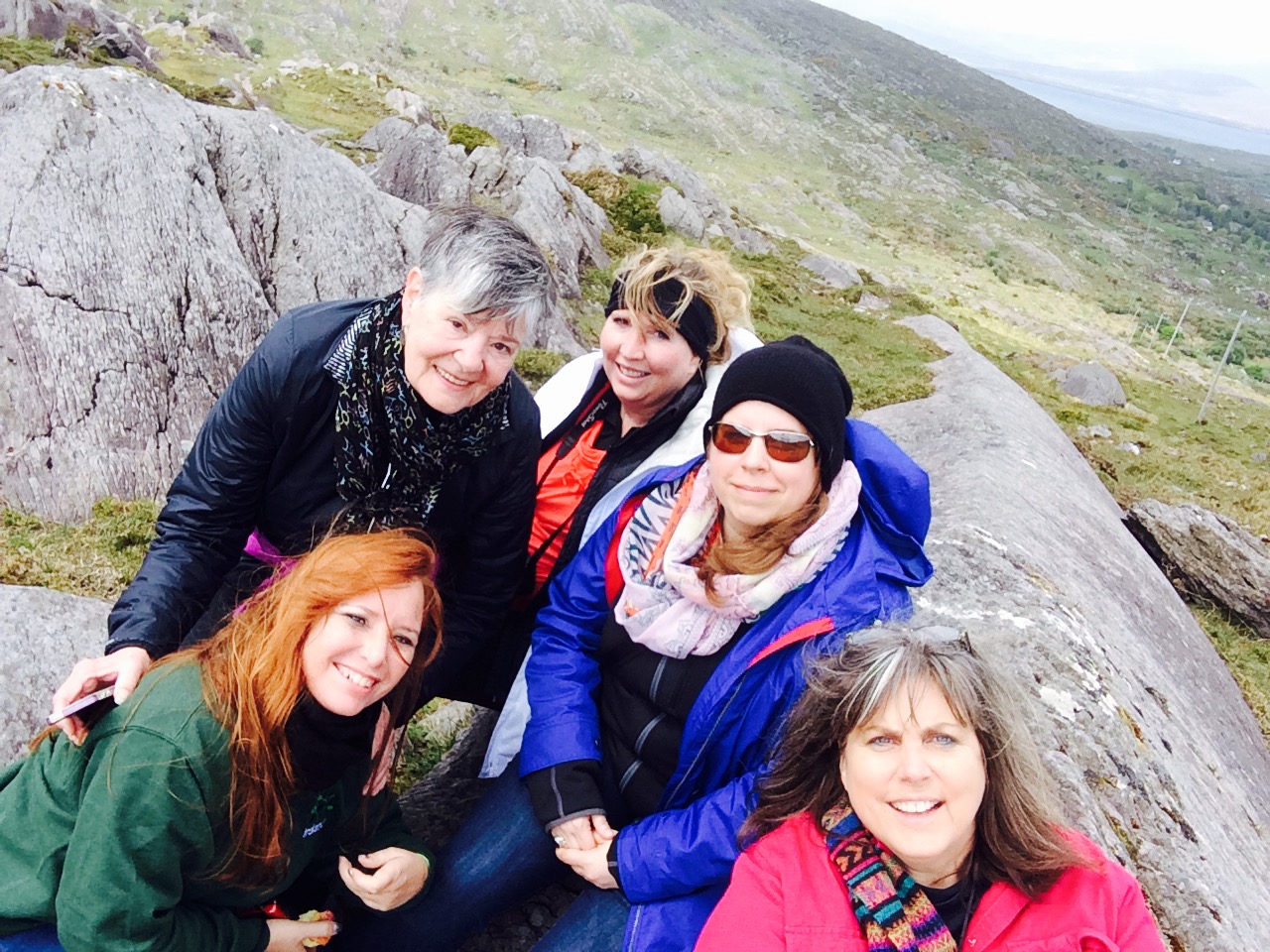 Guests (and me - Mindie) on Places of Resurrection Tour, 2015