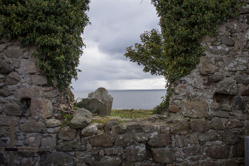 From the Ardboe Church ruins looking out to Lough Neagh - County Tyrone